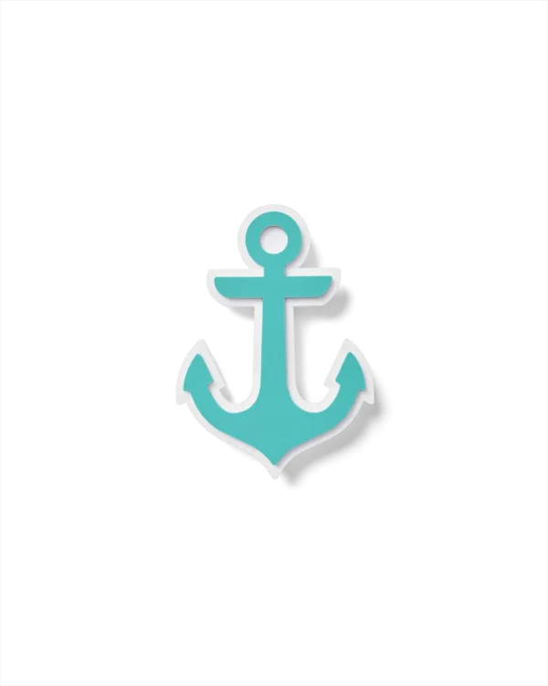 Bogg Bit - Turquoise Anchor